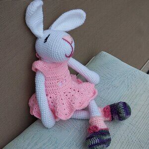 handmade crochet bunny